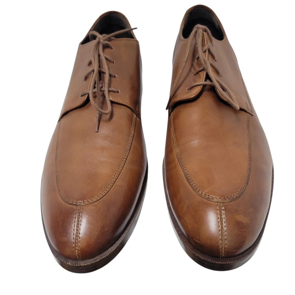 Cole Haan C24157 Grand OS Light Brown Leather Oxford Shoes Men’s Size 10.5M